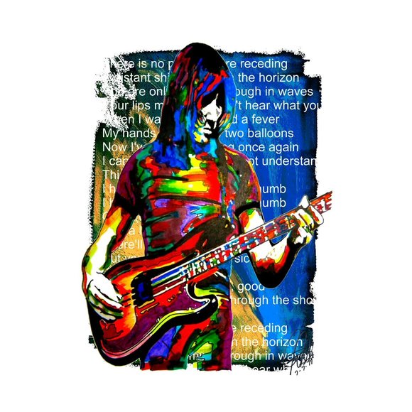 Roger Waters Pink Floyd Bass Progressive Rock Music Poster Print Wall Art 11x17 - Picture 1 of 5